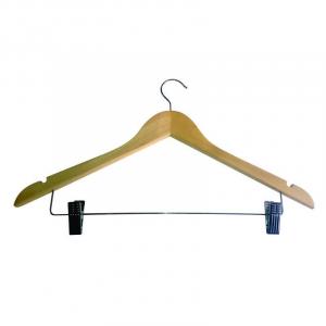 Cabide de Madeira Infantil com Presilha Marfim Cabide de Madeira Infantil com Presilha Marfim