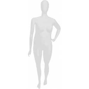 Manequim Feminino Smart Plus Size com pose braço cintura. Manequim Feminino Smart Plus Size com pose braço cintura.